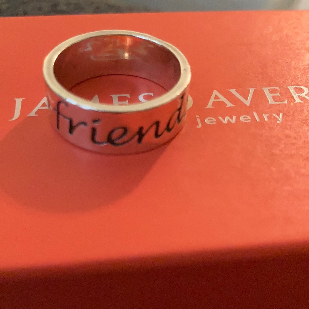 James Avery friends forever ring size 7